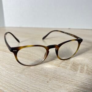 Oliver Peoples OV5004 1007 Riley R DM Eyeglasses Brown READ DESC Frame 45-20-145